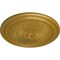 Ekena Millwork Trinity Ceiling Medallion (Fits Canopies up to 3"), Hand-Painted Pharaohs Gold, 22"OD x 1 3/4"P CM22TNPGS - alternate 3